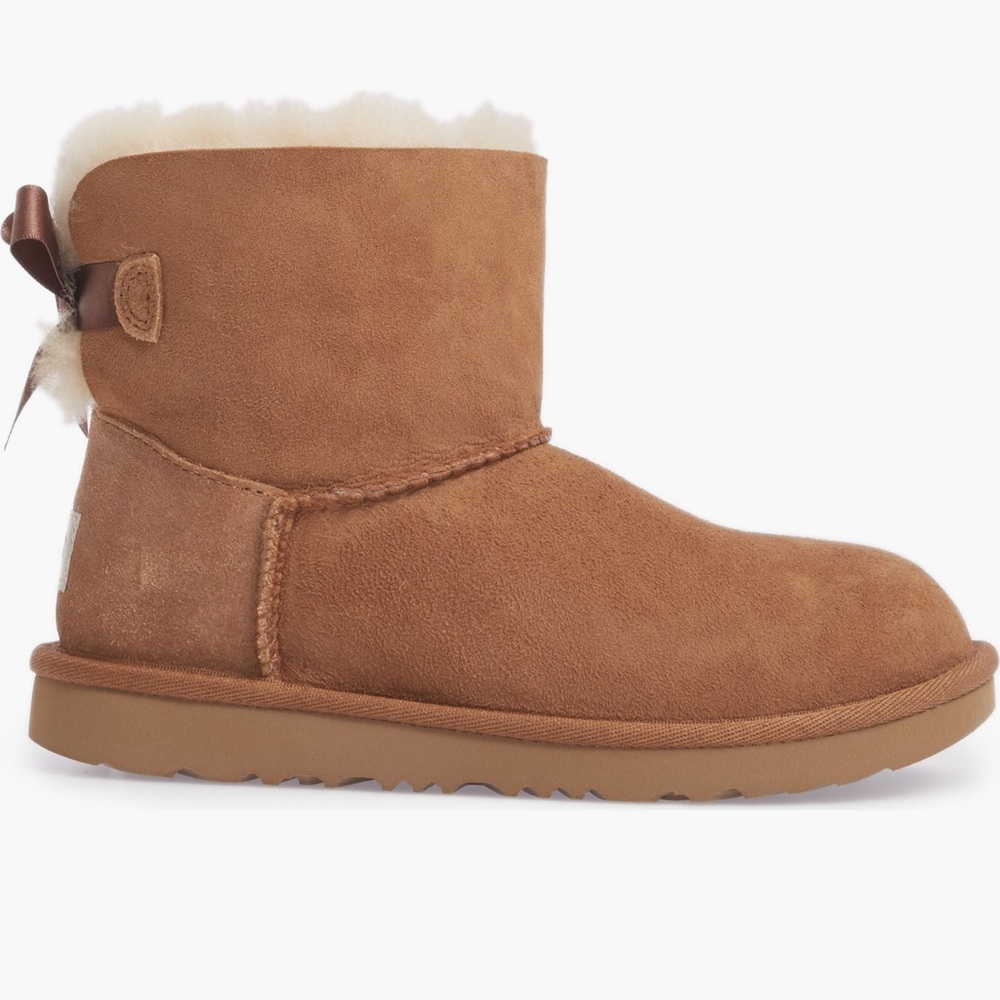 UGG Kids 13 Mini Bailey Bow II water resistant - Picture 3 of 15